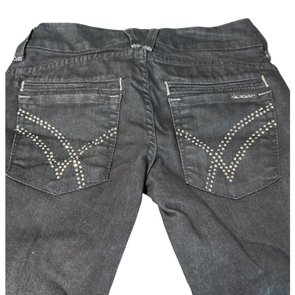 William Rast Savoy Skinny Leg Jeans Size 25 Dark Denim - Picture 3 of 11